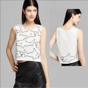 PJK Patterson J. Kincaid Shark Sweater Tank